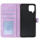 Wallet Cases Hülle für Samsung Galaxy A12 / Nacho Lila
