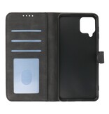 Wallet Cases Hülle für Samsung Galaxy A22 4G Schwarz