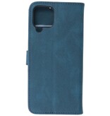 Wallet Cases Hoesje voor Samsung Galaxy A22 4G Blauw
