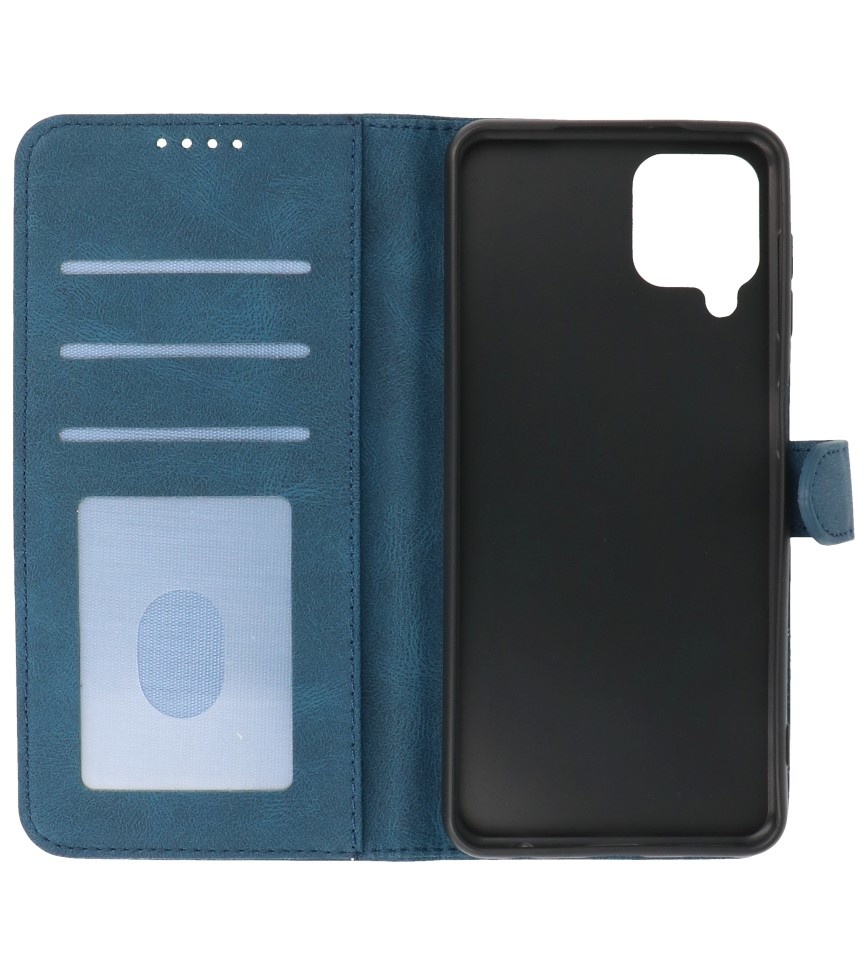 Wallet Cases Hülle für Samsung Galaxy A22 4G Blau