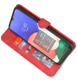 Wallet Cases Hoesje voor Samsung Galaxy A22 4G Rood