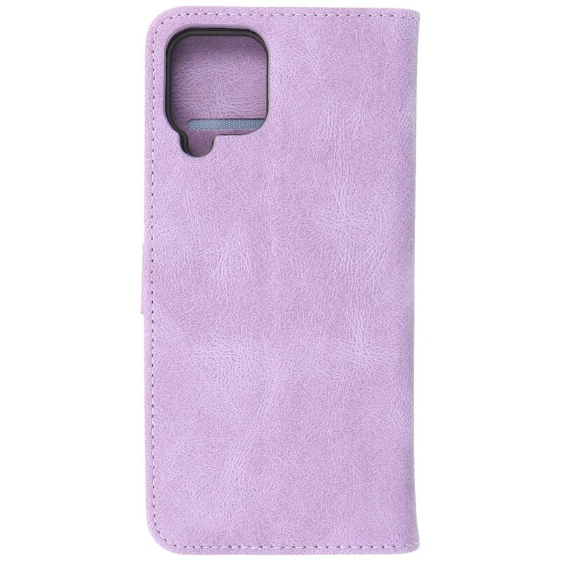 Wallet Cases Hoesje voor Samsung Galaxy A22 4G Paars