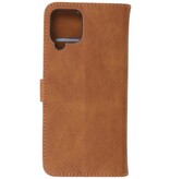 Custodie a portafoglio Custodia per Samsung Galaxy A22 4G Marrone