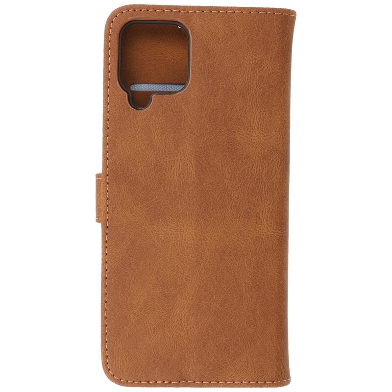 Custodie a portafoglio Custodia per Samsung Galaxy A22 4G Marrone