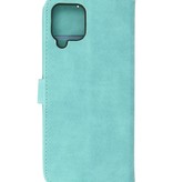 Etui portefeuille Etui pour Samsung Galaxy A22 4G Turquoise