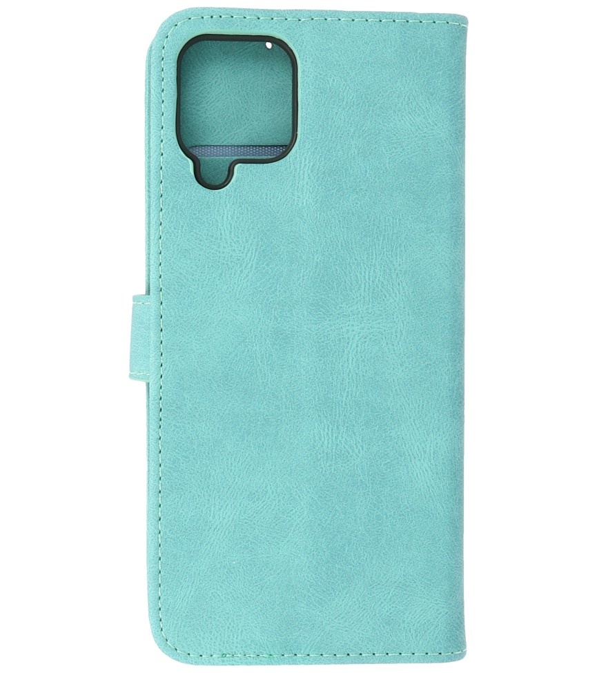 Wallet Cases Hoesje voor Samsung Galaxy A22 4G Turquoise