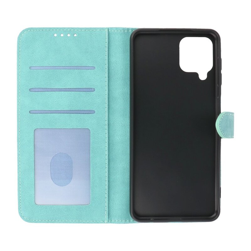 Wallet Cases Hülle für Samsung Galaxy A22 4G Türkis