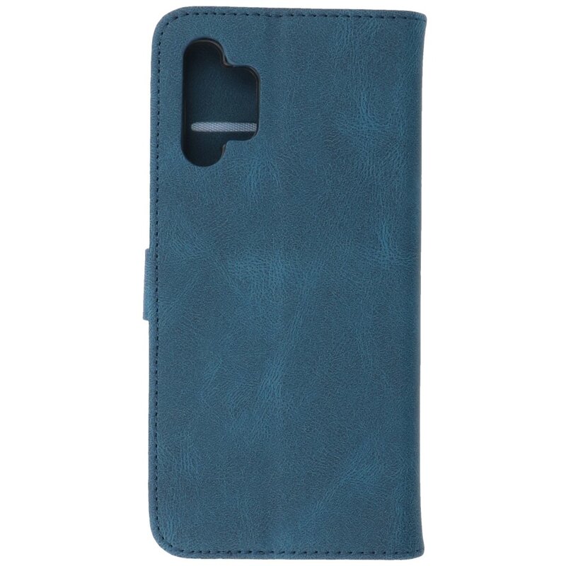 Wallet Cases Hülle für Samsung Galaxy A32 4G Blau