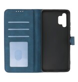 Wallet Cases Hülle für Samsung Galaxy A32 4G Blau