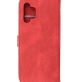 Estuche tipo billetera para Samsung Galaxy A32 4G Rojo