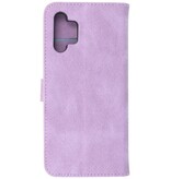 Wallet Cases Hoesje voor Samsung Galaxy A32 4G Paars