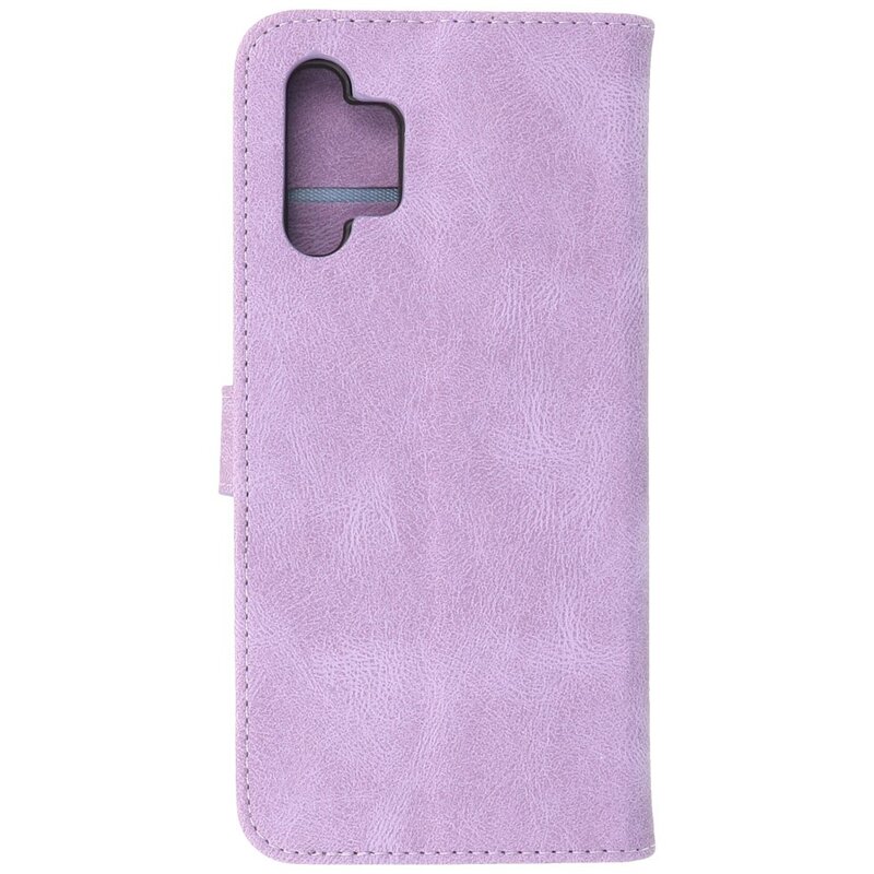 Wallet Cases Hülle für Samsung Galaxy A32 4G Lila