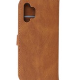 Wallet Cases Hülle für Samsung Galaxy A32 4G Braun