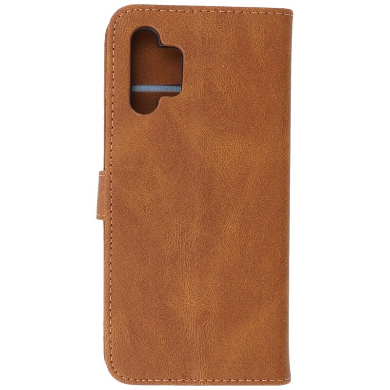 Custodie a portafoglio Custodia per Samsung Galaxy A32 4G Marrone