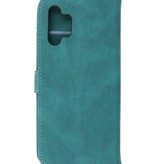 Wallet Cases Cover for Samsung Galaxy A32 4G Dark Green