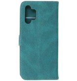 Wallet Cases Cover for Samsung Galaxy A32 4G Dark Green