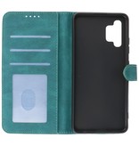 Custodia a portafoglio Cover per Samsung Galaxy A32 4G verde scuro