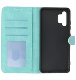 Wallet Cases Hoesje voor Samsung Galaxy A32 4G Turquoise