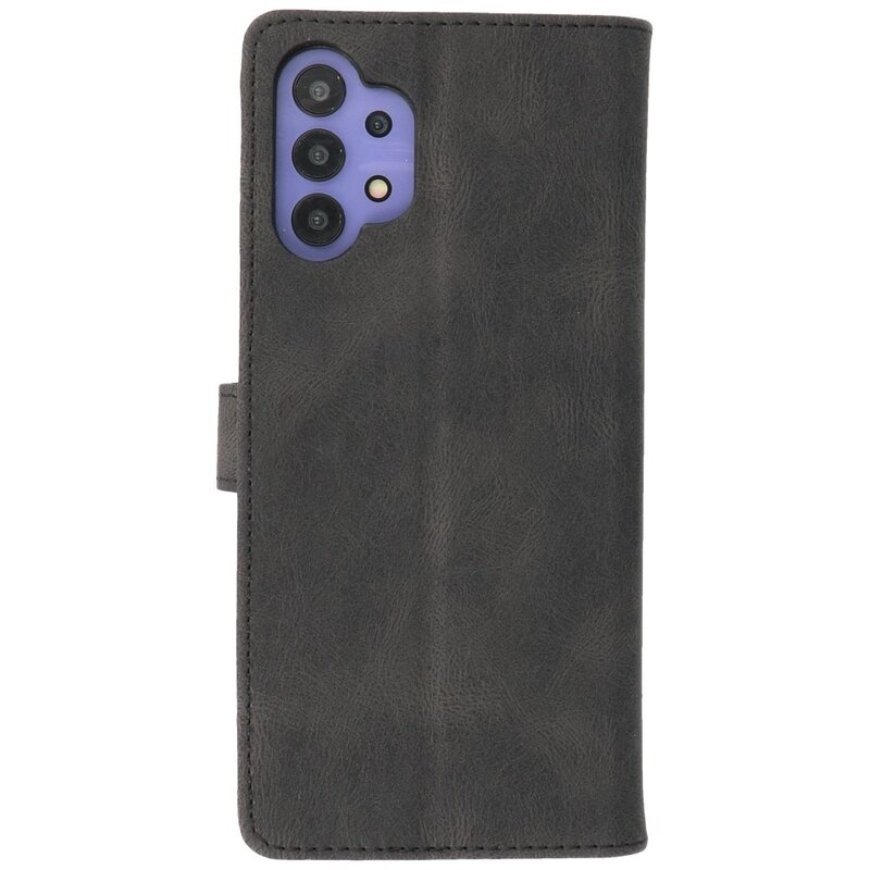 Wallet Cases Hülle für Samsung Galaxy A32 5G Schwarz
