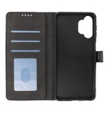 Wallet Cases Hülle für Samsung Galaxy A32 5G Schwarz