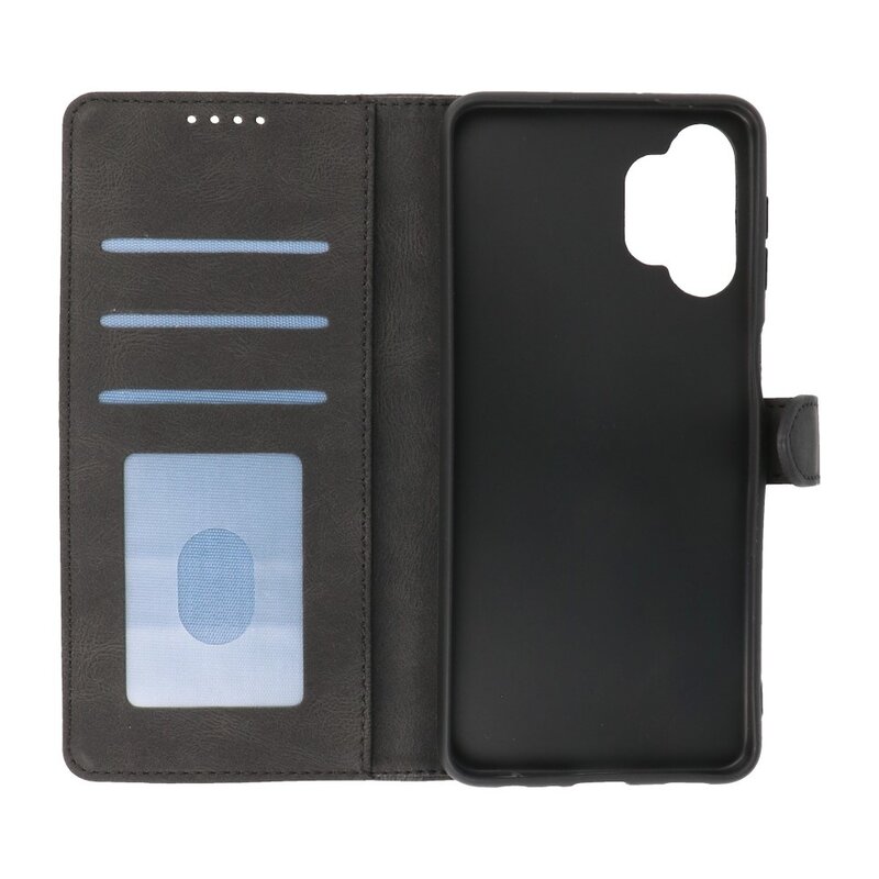 Wallet Cases Hülle für Samsung Galaxy A32 5G Schwarz