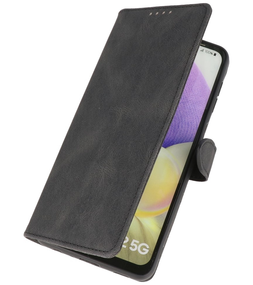 Wallet Cases Hülle für Samsung Galaxy A32 5G Schwarz