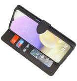 Wallet Cases Hülle für Samsung Galaxy A32 5G Schwarz