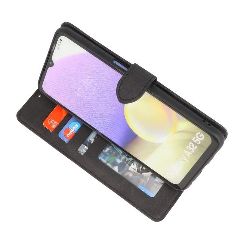 Etui portefeuille Etui pour Samsung Galaxy A32 5G Noir