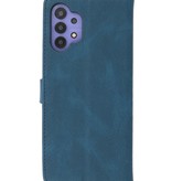 Wallet Cases Hoesje voor Samsung Galaxy A32 5G Blauw