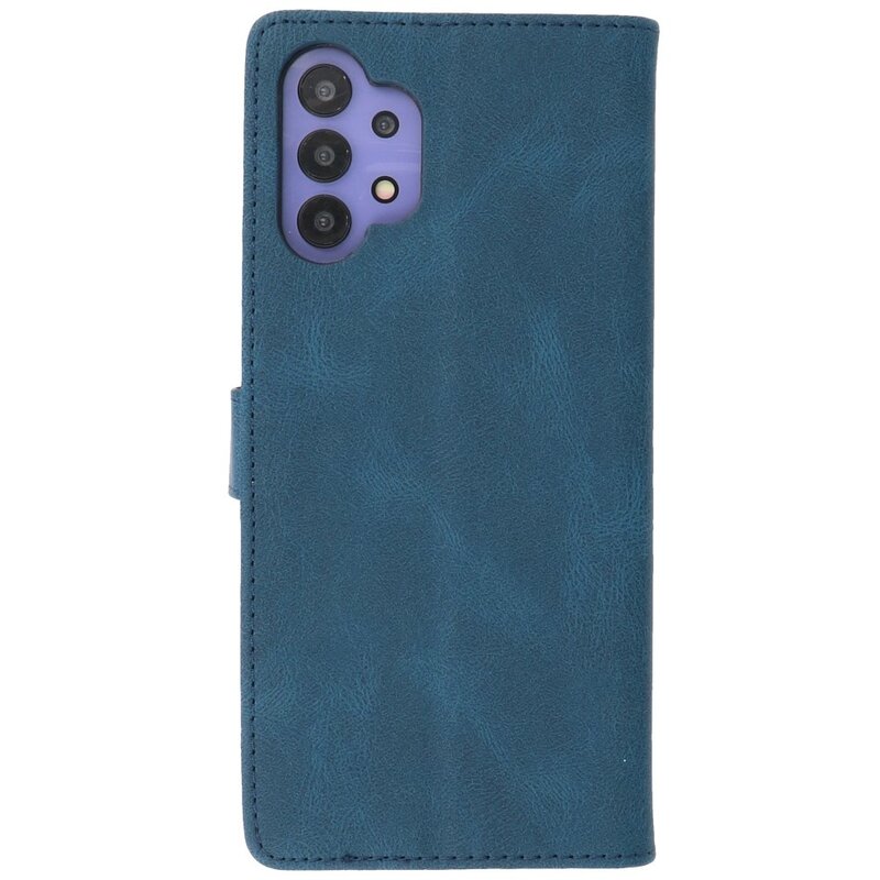 Etui portefeuille Etui pour Samsung Galaxy A32 5G Bleu