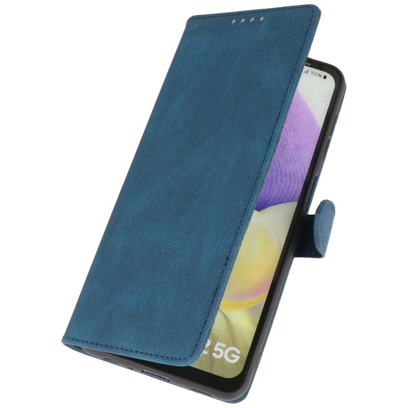 Etui portefeuille Etui pour Samsung Galaxy A32 5G Bleu