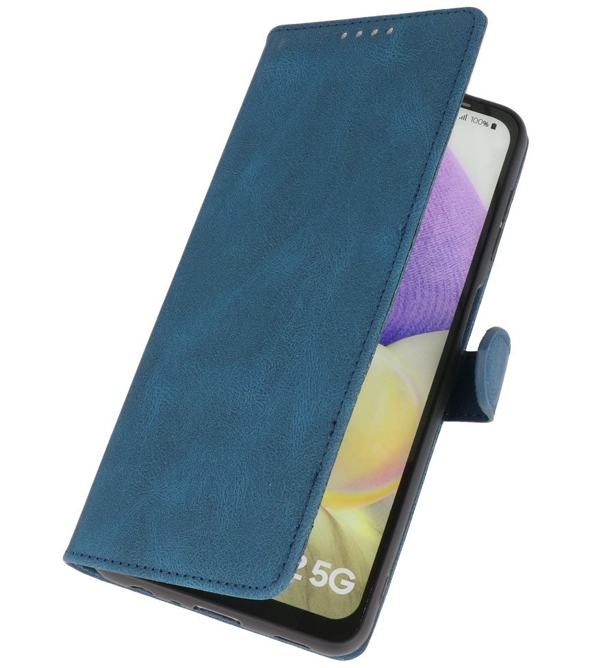 Etui portefeuille Etui pour Samsung Galaxy A32 5G Bleu