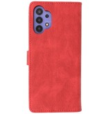 Etui portefeuille pour Samsung Galaxy A32 5G Rouge
