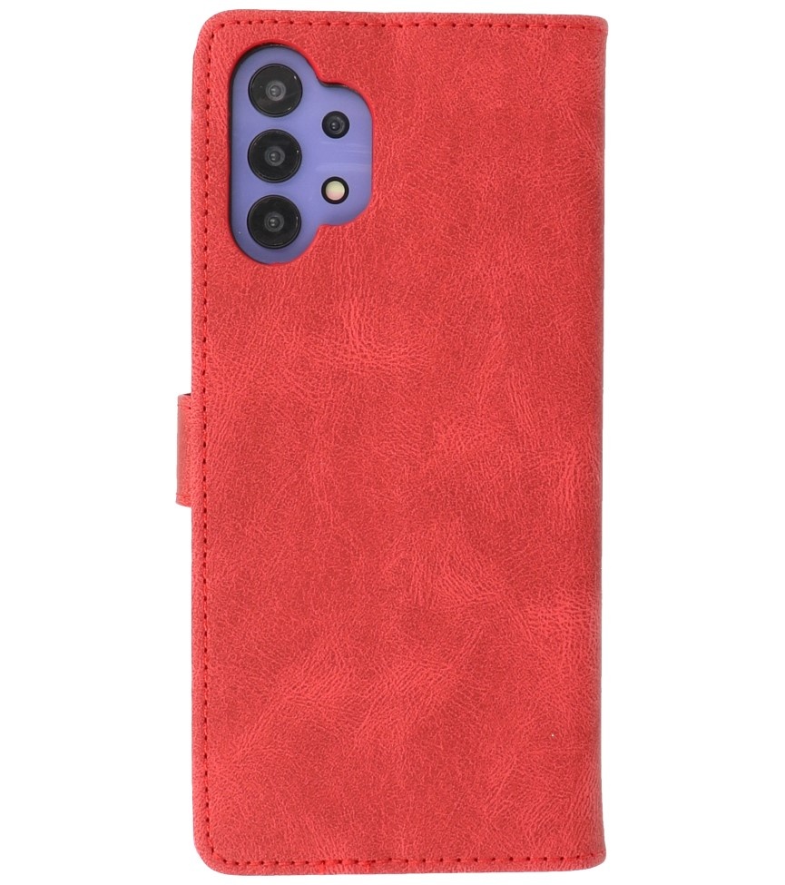 Wallet Cases Hoesje voor Samsung Galaxy A32 5G Rood