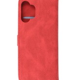 Wallet Cases Hoesje voor Samsung Galaxy A32 5G Rood