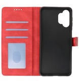 Wallet Cases Cover for Samsung Galaxy A32 5G Red