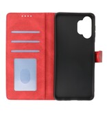 Custodia a portafoglio Cover per Samsung Galaxy A32 5G Rosso