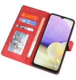 Custodia a portafoglio Cover per Samsung Galaxy A32 5G Rosso