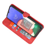 Custodia a portafoglio Cover per Samsung Galaxy A32 5G Rosso