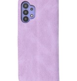 Etui portefeuille pour Samsung Galaxy A32 5G Violet