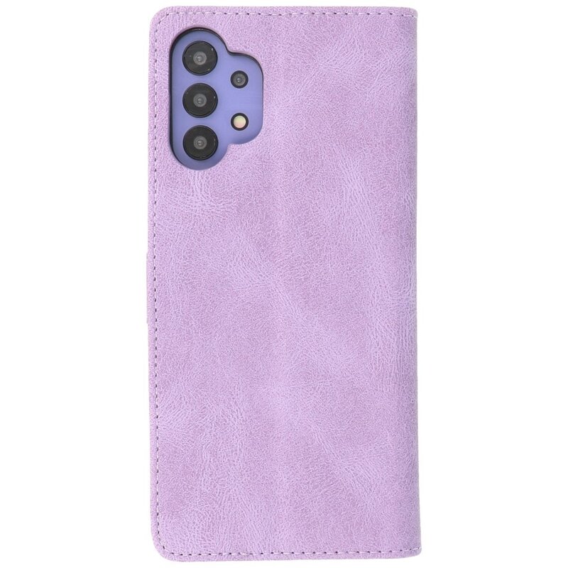 Wallet Cases Hoesje voor Samsung Galaxy A32 5G Paars