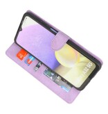 Etui portefeuille pour Samsung Galaxy A32 5G Violet