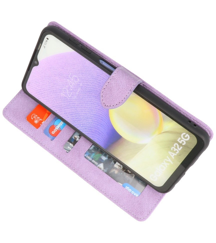 Custodia a portafoglio Cover per Samsung Galaxy A32 5G Viola