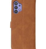 Wallet Cases Hoesje voor Samsung Galaxy A32 5G Bruin