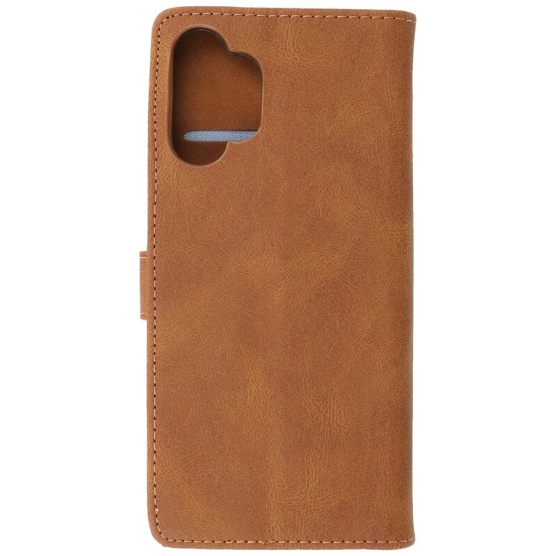 Custodie a portafoglio Custodia per Samsung Galaxy A32 5G Marrone