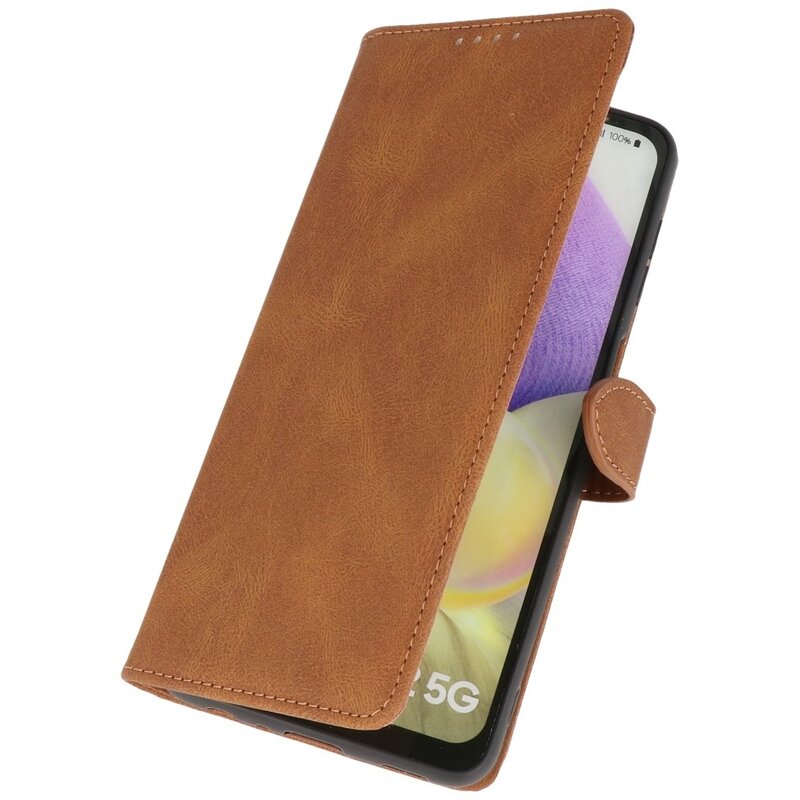 Wallet Cases Case for Samsung Galaxy A32 5G Brown