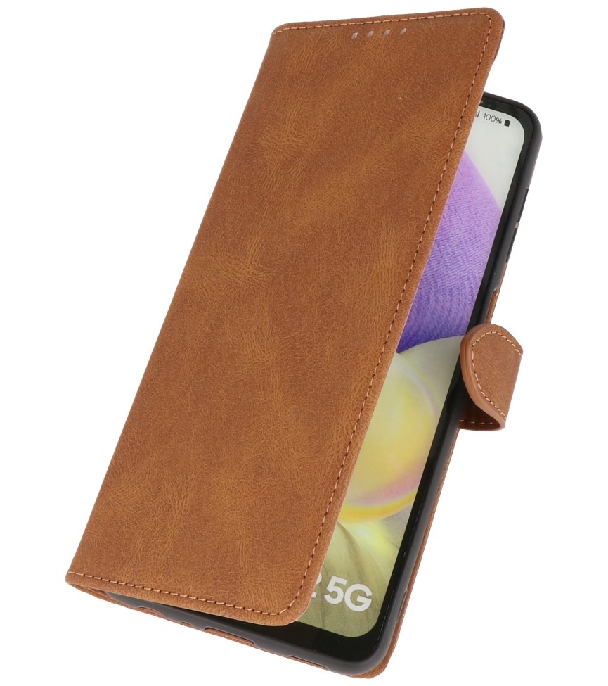 Estuche Wallet Cases para Samsung Galaxy A32 5G Marrón