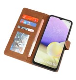 Wallet Cases Case for Samsung Galaxy A32 5G Brown