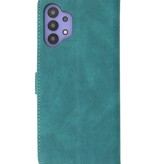 Custodia a portafoglio Cover per Samsung Galaxy A32 5G verde scuro