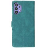 Etui portefeuille pour Samsung Galaxy A32 5G vert foncé